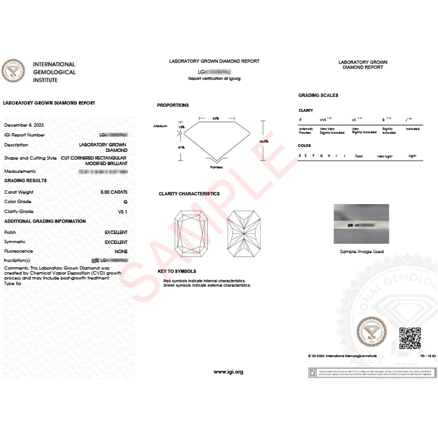 5 Carat Radiant Lab Grown Diamond Solitaire Ring – IGI Certified G/VS1 in 10K Yellow Gold
