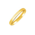 14K Yellow Gold Men's Comfort Fit Wedding Band – 3.00mm – 14K Gold