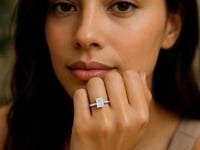 1 1/2 Carat Radiant Lab Grown IGI G/VS1 Diamond Solitaire Ring in 10K White Gold